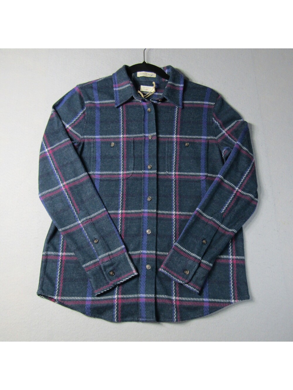NWT Faherty Legend Sweater Shirt Women's S Northern Lights Plaid